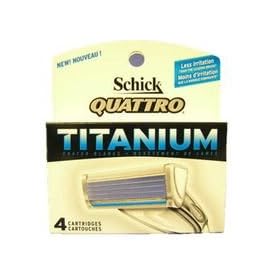 Schick Quattro Titanium Refills - 8 Cartridges