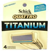 Schick Quattro Titanium Refills 8 Cartridges