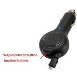 New PCS Brand Products Micro-USB Retractable Rapid Car Cigarette Lighter Charger Professional