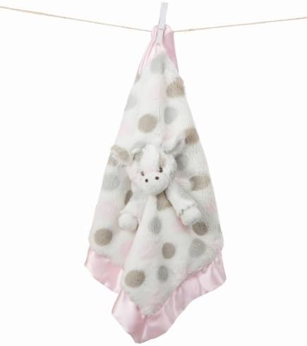 Little Giraffe Little G Luxe Dot Blanky (Pink)