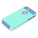 iPhone 6 Case, oneCase Hybrid High Impact Shockproof Protective Case Hard Plastic+Soft Silicon Rubber Armor Defender Case Cover for Apple iPhone 6 4.7 inch Screen with Stylus & Screen Protector (Light Blue/Mint)