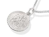 Round St Christopher Pendant and Chain