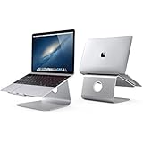 Spinido® TI-Station Premium Quality Aluminum Cooling Laptop stand for Apple Macbook and All Notebooks,(Silver)