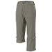 Natural Fiber Pants - Ladies Omni-Dry Silver Ridge III Capri-160FOSSIL-12