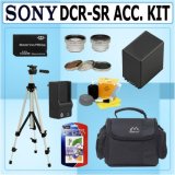 Advanced Accessory Kit for the Sony SR42 SR 62 SR82 Handycam Camcorder