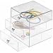3 Drawer Cube (Clear) (6 1/2