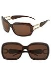 Jimmy Choo - JIMMY CHOO ANNIE 0NLD 8U DARK HAVANA DARK BROWN PLASTIC SUNGLASSES.