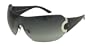 AUTHENTIC BVLGARI SUNGLASSES 653-B BLACK 653B 939/8G