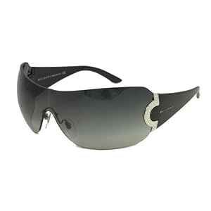 AUTHENTIC BVLGARI SUNGLASSES 653-B BLACK 653B 939 8G