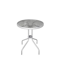 Gartentisch Glastisch �60cm Silber