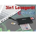 c-enter SIM SMART Cardreader & M2/MicroSD/MS Pro - SDHC/SDXC PC/SC 2.0