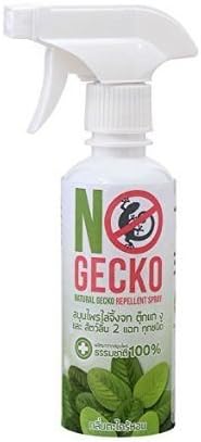 All Natural Repellent Spray, Gecko, Lizard Snake Away, Blocker, Herbal Lemon Grass Scents 7.05 Oz.