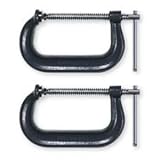 C-Clamp,Heavy Duty,Chrome,4 In,PK2 Westward 4YR34
