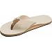 Rainbow Mens Single Layer Hemp Sandals - Size: X-Large - Color: Natural