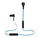 Masione® Sport Bluetooth Headphone Earphone Wireless Stereo Headset Earpiece with Microphone For iPhone Samsung LG Cell Phones Tablet (Black Blue)