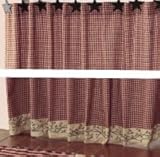 Checker Berry Shower Curtain