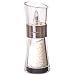 Cole and Mason Inverta Flip Salt Mill, Brushed Chrome and Clear Acrylic
