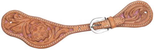 Carved Spur Straps - Pink