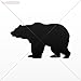 Decals Stickers Bear Wall Art Decor Doors Helmet Truck Motorcycle Note Book Mobile Laptop Glass Size: 5 X 3 Inches Black