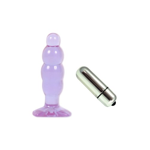 Doc Johnson Anal Stuffer Purple Jellie Adult Sex Toy Kit