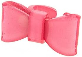 DIVA & DUCHESS PLASTIC BOW RING (Pink)