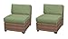 TK Classics Laguna Armless Sofa 2 Per Box Cilantro