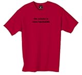 the answer is more bandwidth 100% Cotton Unisex Tee with funny Beware of the Geek Joke Text
