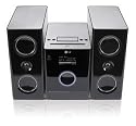 LG LFA840 - Micro system with iPod cradle - radio / CD / MP3 / USB audio player - glossy black