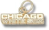 Chicago White Sox Solid 14K Gold ''CHICAGO WHITE SOX'' 3/16'' Pendant