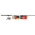Shakespeare Catch More Fish Bass Spin Combo - Silver/ Black (6'6")