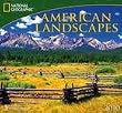 American Landscapes National Geographic 2010 Scenic Wall Calendar