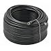 100FT F-f RG6 Patch Cable Blk Premium Retail Blister Pack