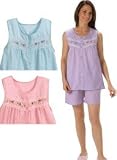 Sleeveless Pajama Set - Misses' Sizes