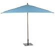 Rectangular 10' Market Umbrella - Canvas Aruba