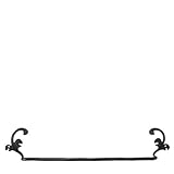 Ballarat II Wrought Iron Leaf Towel Bar 26