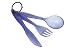 GSI Outdoors Polypropylene Knife Spoon And Fork - 3 PIECE - ring cutlery set