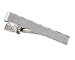 Silver Plated Etched Tie Clip