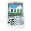 yooZoo Silicone Skin Case for RIM BlackBerry Curve 8300 series 8300 / 8310 / 8320 SmartPhone Cellphones - Fog White