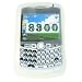 yooZoo Silicone Skin Case for RIM BlackBerry Curve 8300 series 8300 / 8310 / 8320 SmartPhone Cellphones - Fog White