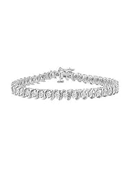 Diamond S Tennis Bracelet 14K White Gold - 5.00 CT Diamonds