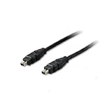 Syba SY-CAB30004 Firewire IEEE 1394A 4Pin to 4Pin Cable (1.8 Meter, Black) (Electronics) newly tagged “computer”