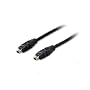 Syba SY-CAB30004 Firewire IEEE 1394A 4Pin to 4Pin Cable (1.8 Meter, Black)