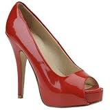 Chinese Laundry Women's Hotness Platform Pump,Red Patent,7 M US