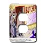 Londons Times Funny Cow Cartoons - Al Capone Parody With Cows - Light Switch Covers - 2 plug outlet cover