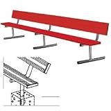 Jugs Perm Bench w/ Back-Powder Coat 7-1/2feet