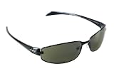 Motor Trend Driving MT04S Sunglasses (Smoke Lens, Black Frame)