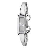 Gucci Women`s YA109523 G Line Silver Dial Watch