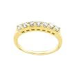 14K Yellow/White Gold 1/2 ct. Diamond Bridal Anniversary Band