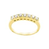 14K Yellow/White Gold 1/2 ct. Diamond Bridal Anniversary Band