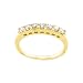 14K Yellow/White Gold 1/2 ct. Diamond Bridal Anniversary Band